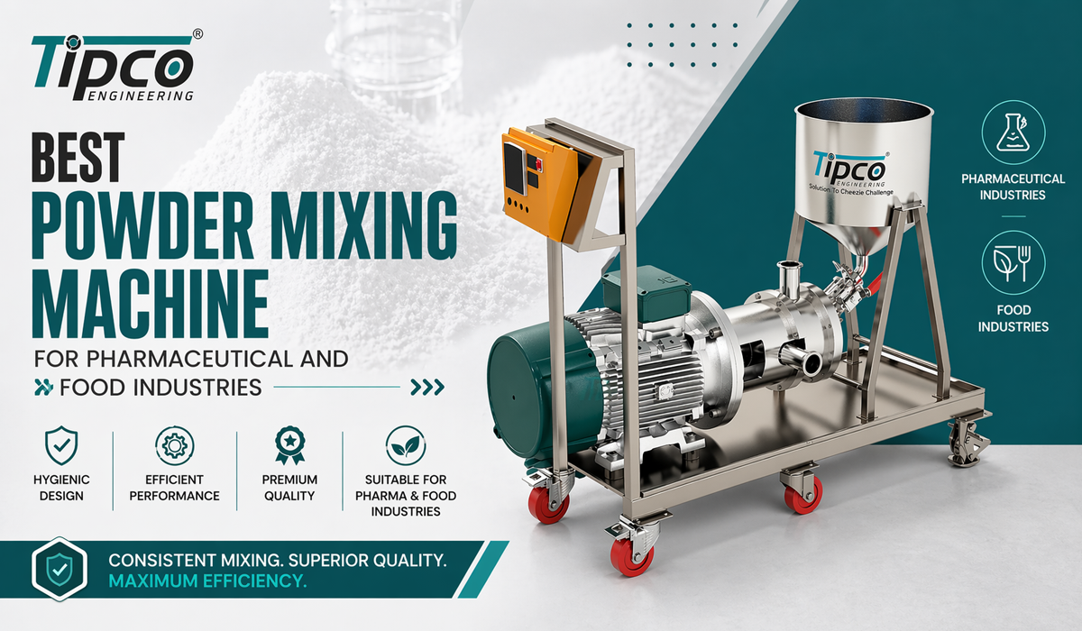 Best Powder Mixing Machine for Food & Pharmaceutical Industry