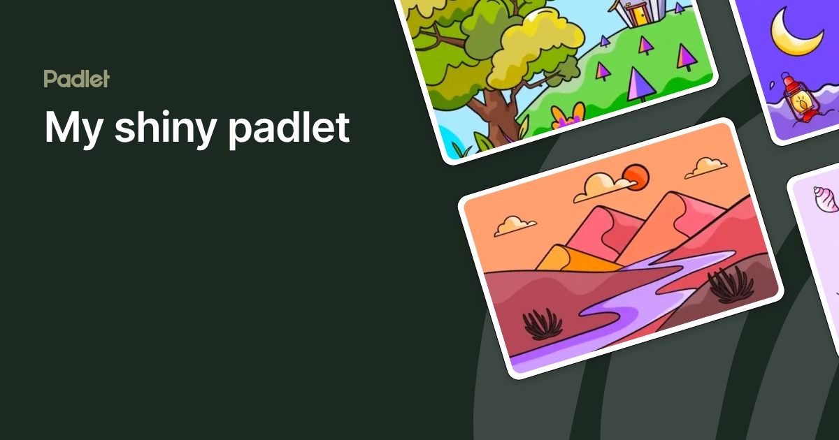 My shiny padlet